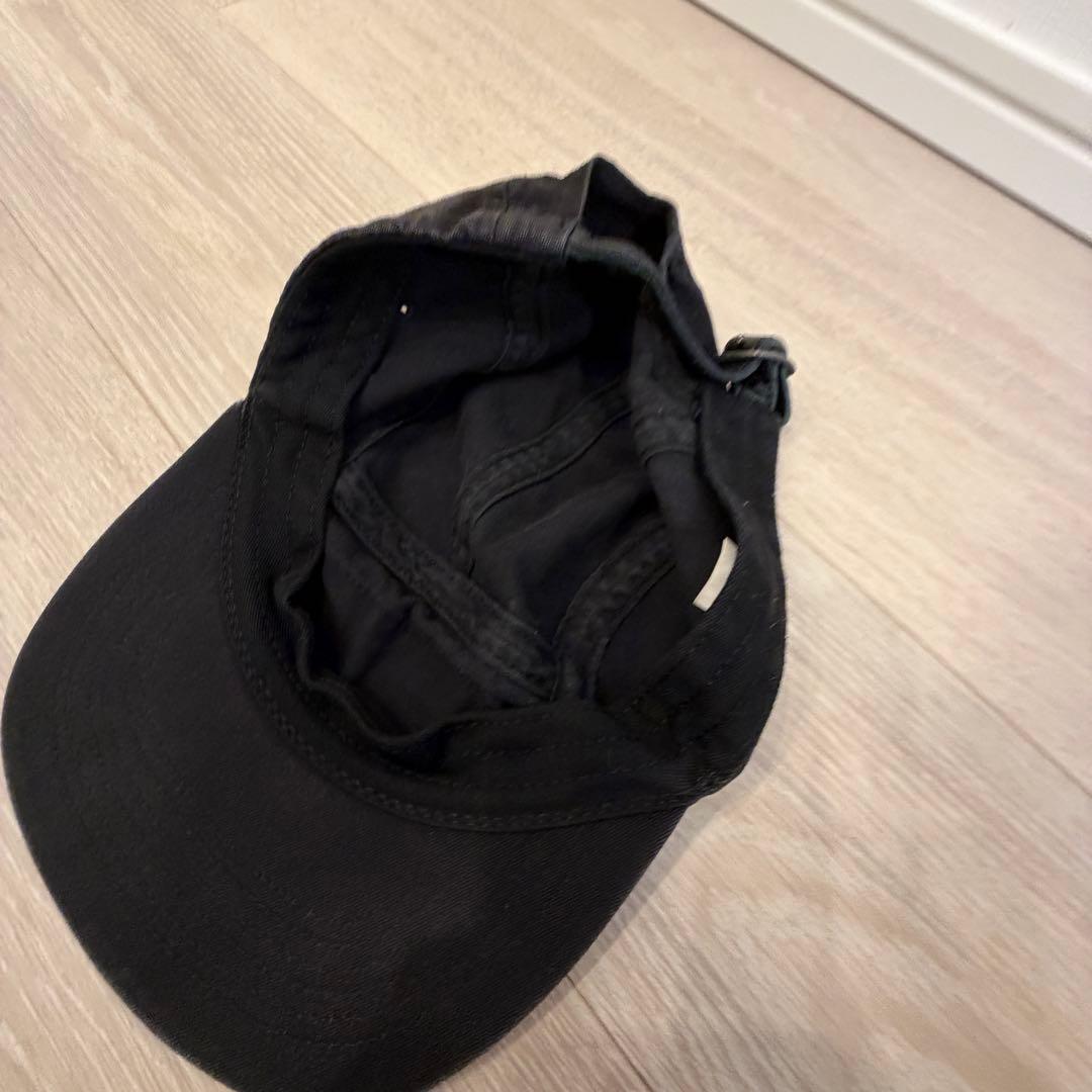 ひ*る様 Supreme ブラック チノ　キャンプキャップ