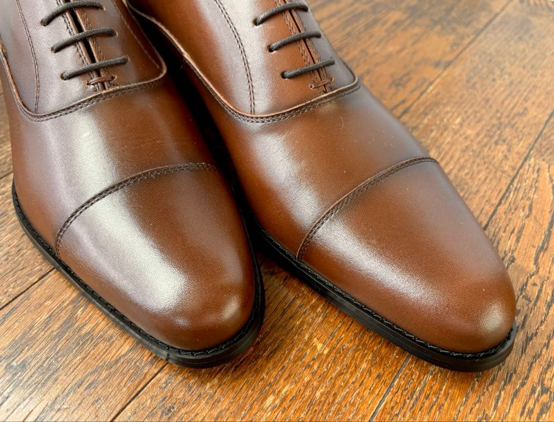 【REGAL】美品！ リーガル V104 内羽式ストレートチップ 24.5cm