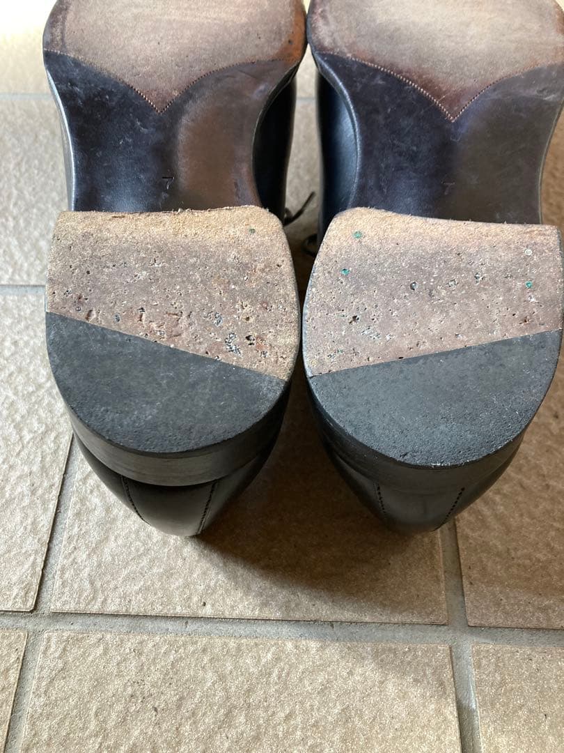 トレーディングポスト　ストレートチップ　黒　7