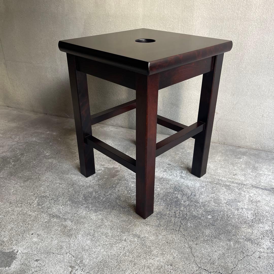 北海道民芸家具　樺材スツール　オールドヴィンテージ