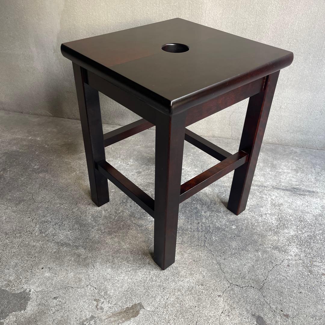 北海道民芸家具　樺材スツール　オールドヴィンテージ