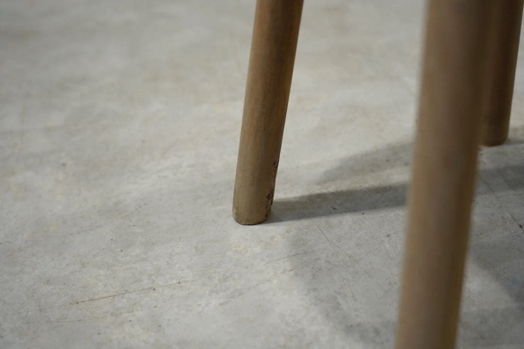 丸スツール　古木　昭和レトロ　ビンテージ椅子