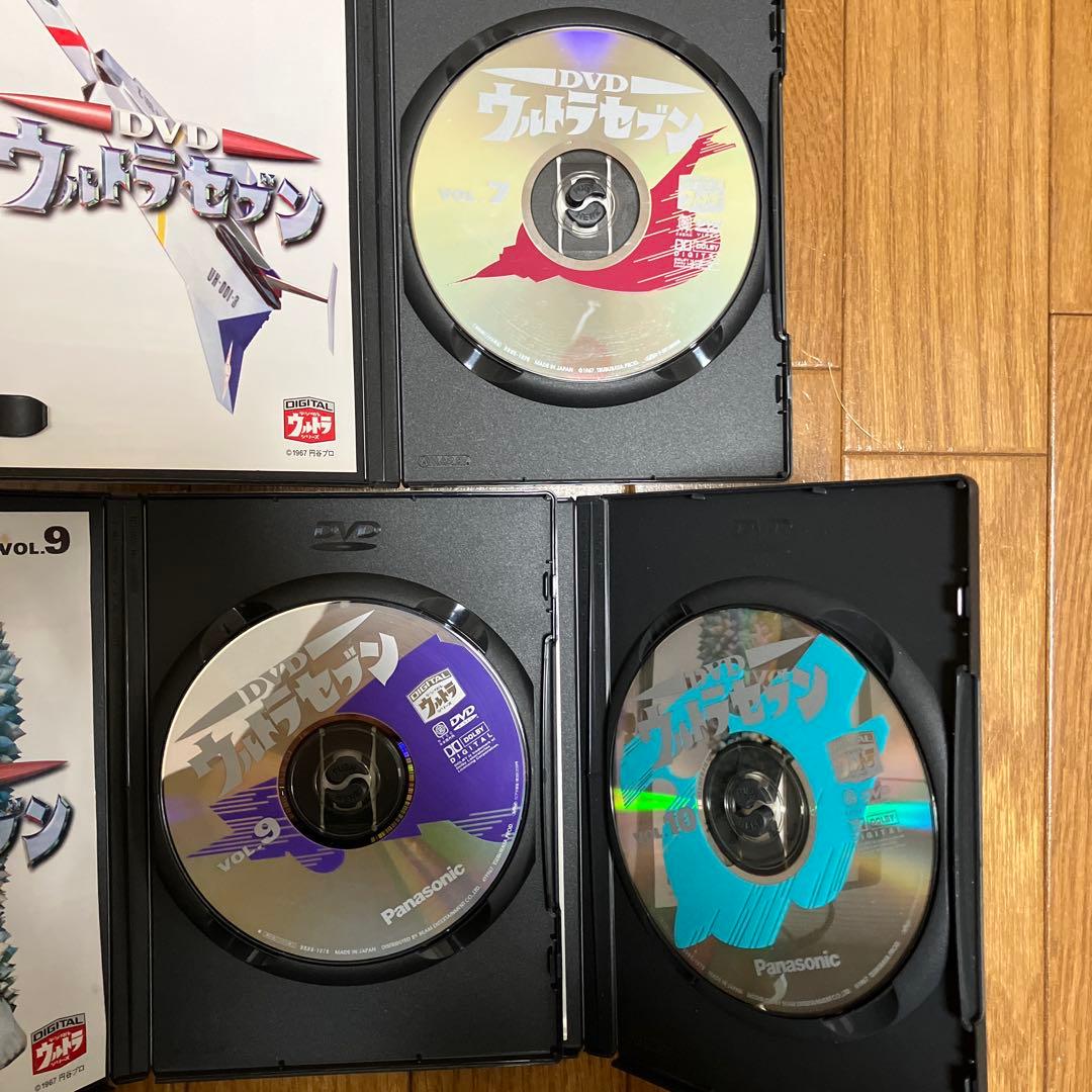 ウルトラセブン 第1,3,4,6,7,9,10巻 7巻セット DVD