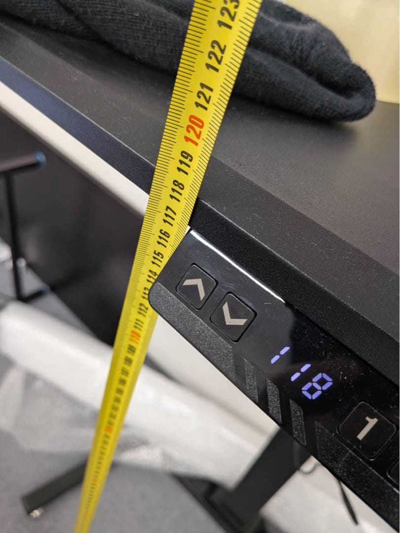 電動昇降デスク ブラック