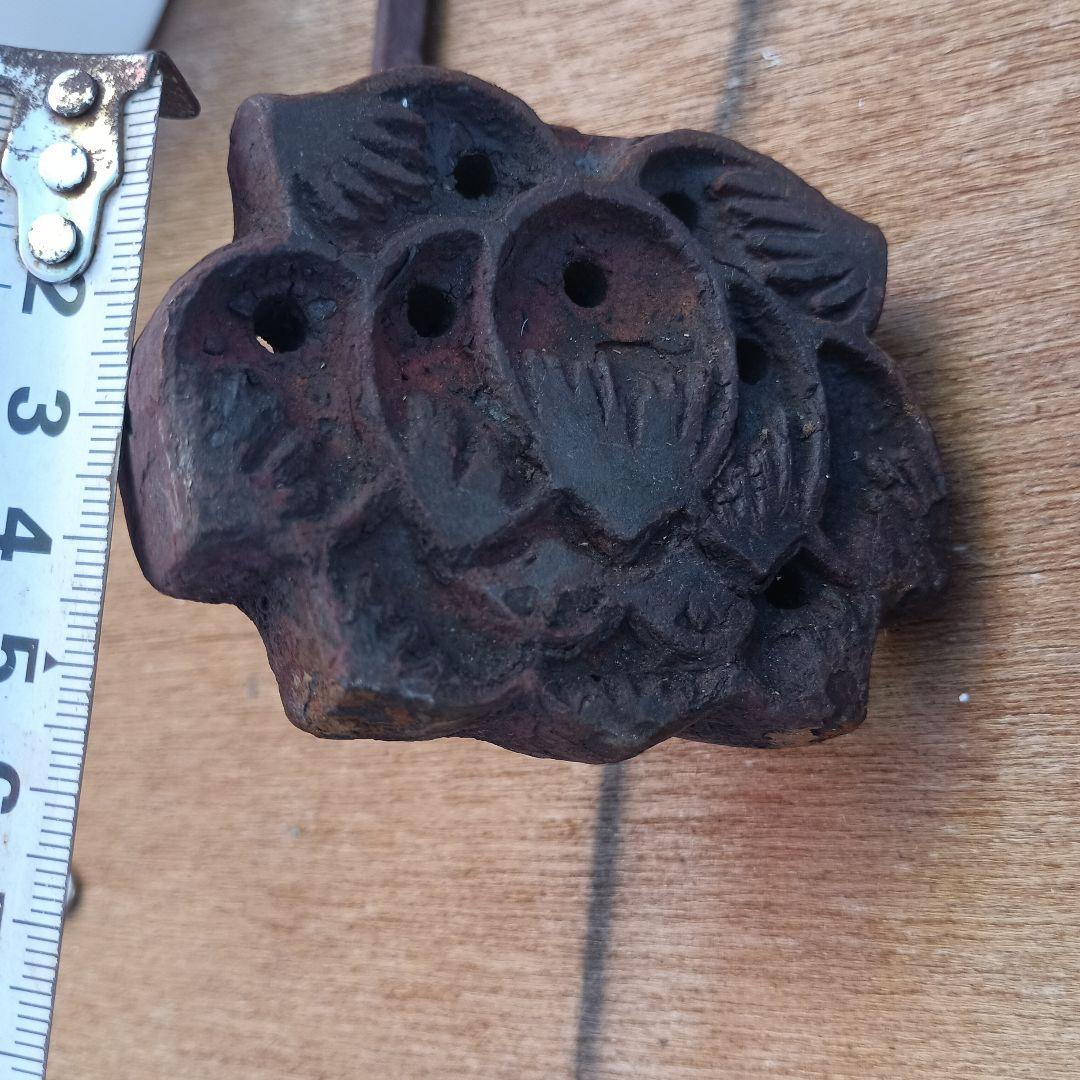 4035）和菓子の焼きごて　花　製菓用品コテ　焼き印