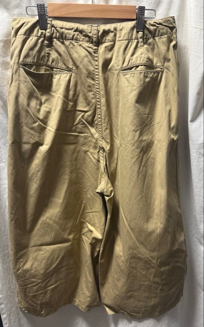 needles ヒザデルパンツ　h.d カーキ　ベージュ　ワークパンツ