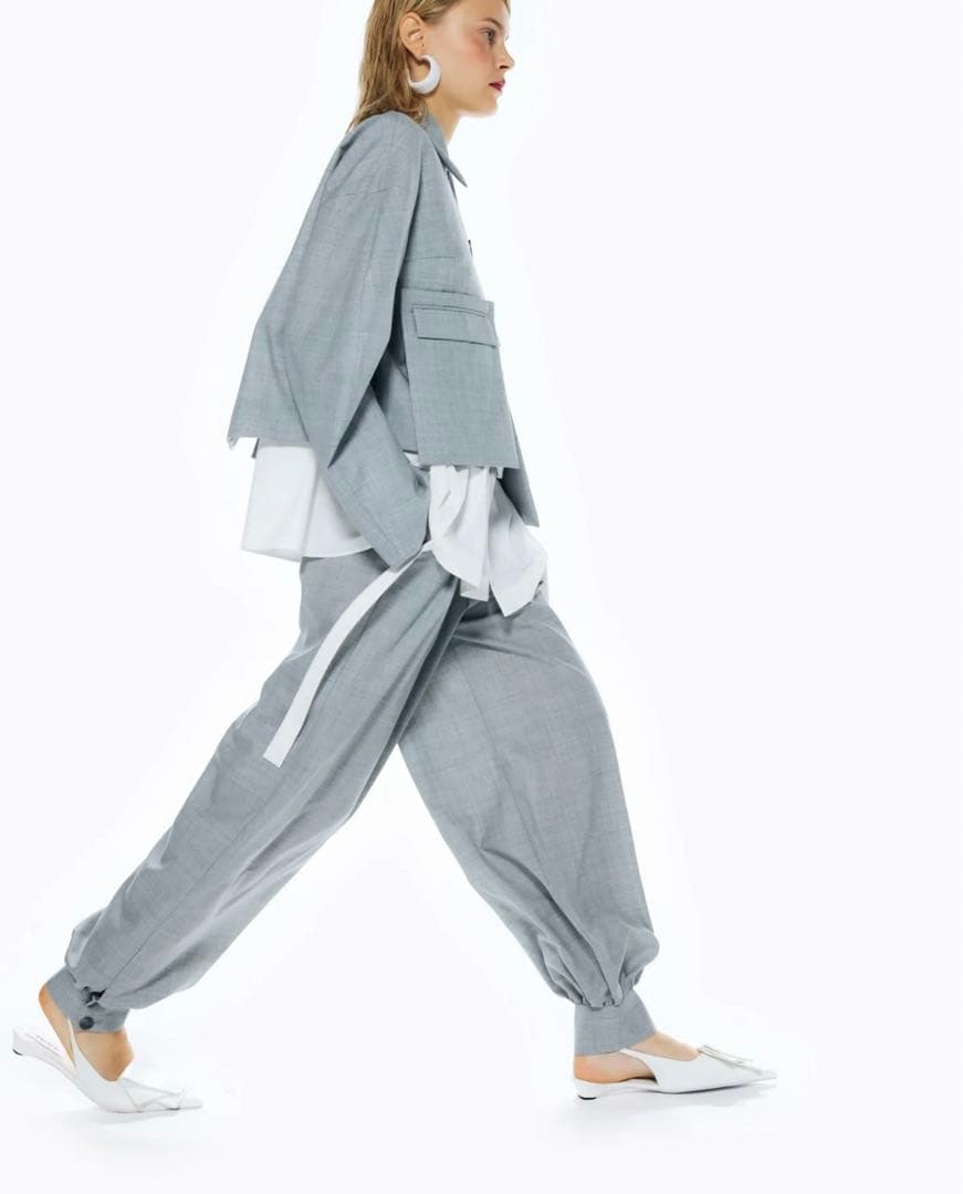 再値下げ！ENFOLD CUFF-HEM BALLOON-PANTS