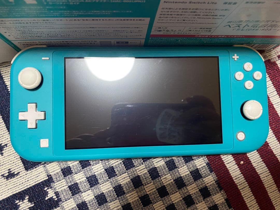 Nintendo Switch Lite ターコイズ充電器あり