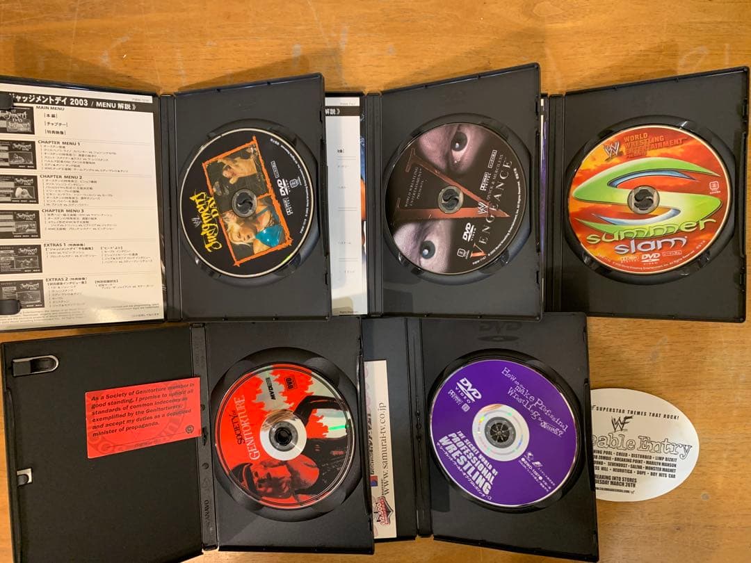 N1214-03★DVD WWE アンフォーギヴェン / RUMBLE