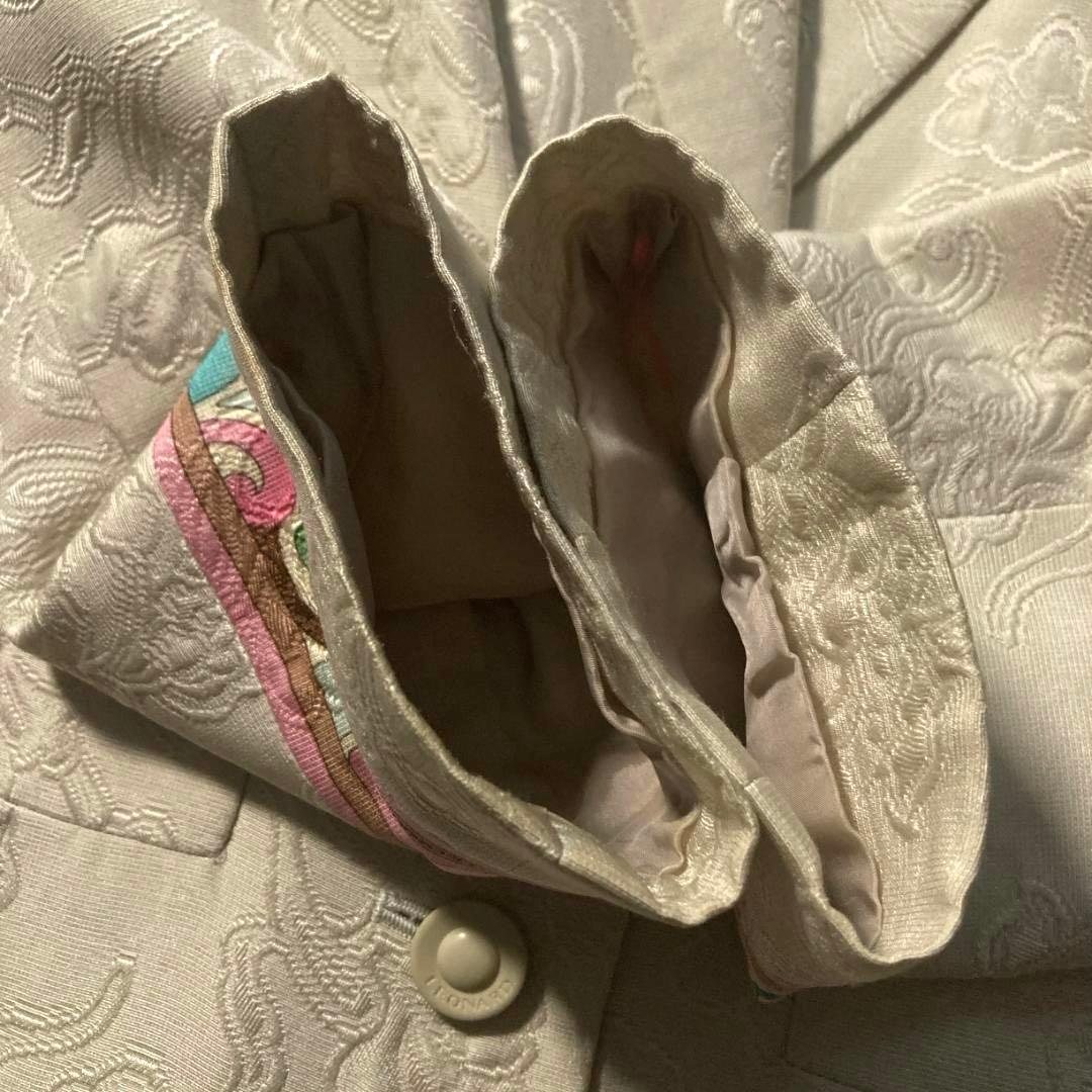 【クミコ】LEONARD　フラワージャガード 総柄 テーラードジャケット