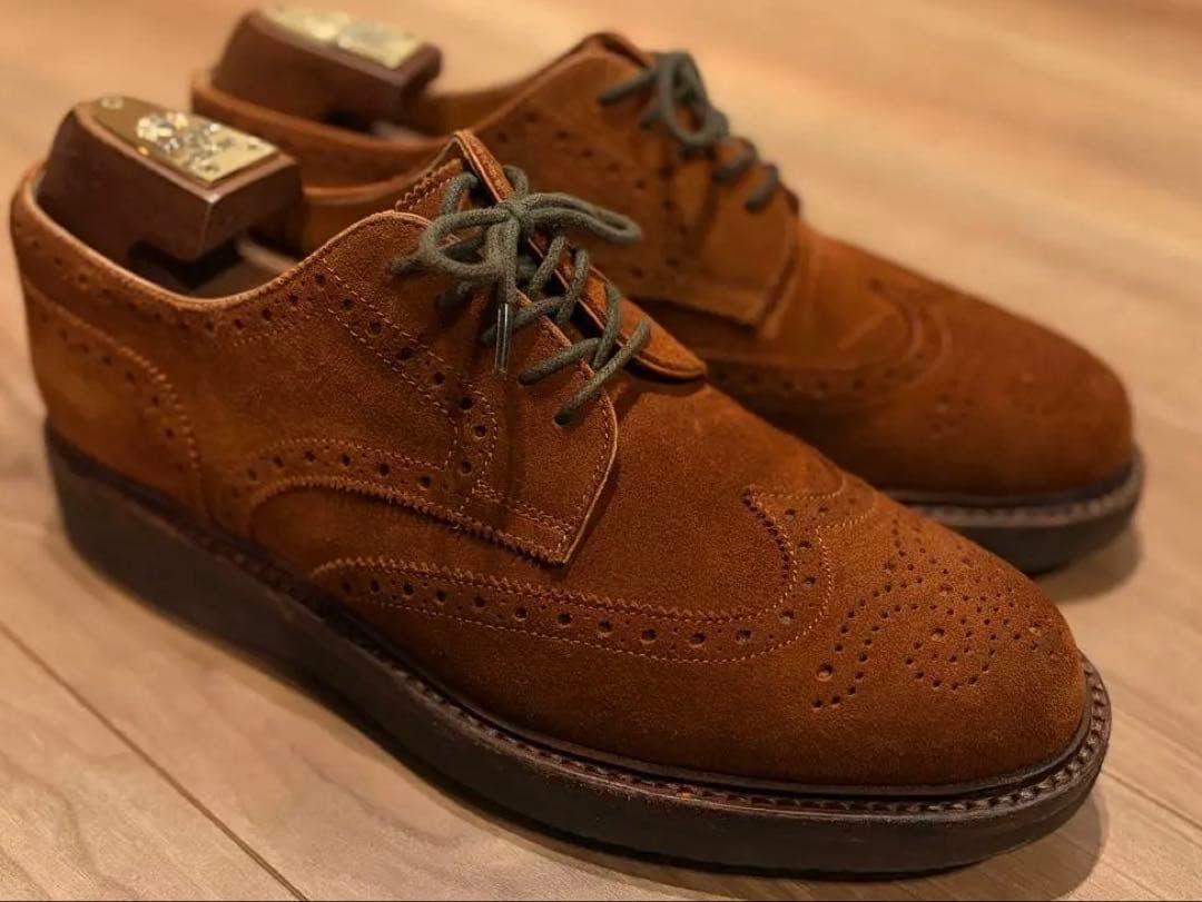 JALAN SRIWIJAYAスエード ウィングチップ25.5