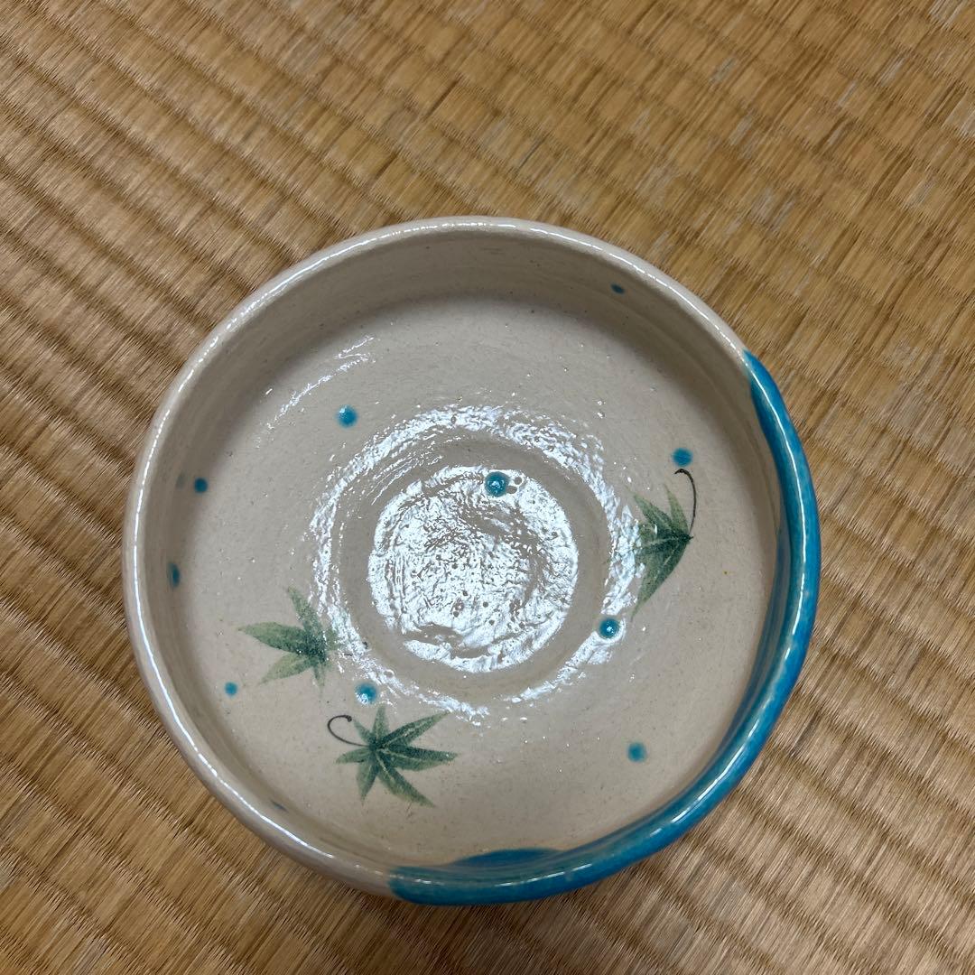 青楓　馬盥茶碗　楽入