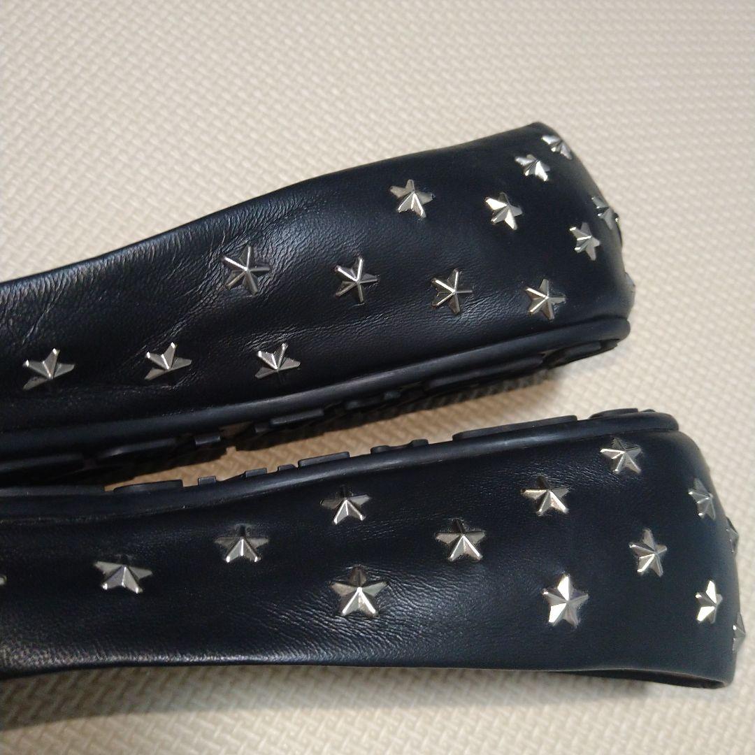 ニコ ジミーチュウ スタッズフラットシューズ 23.5ぐらい