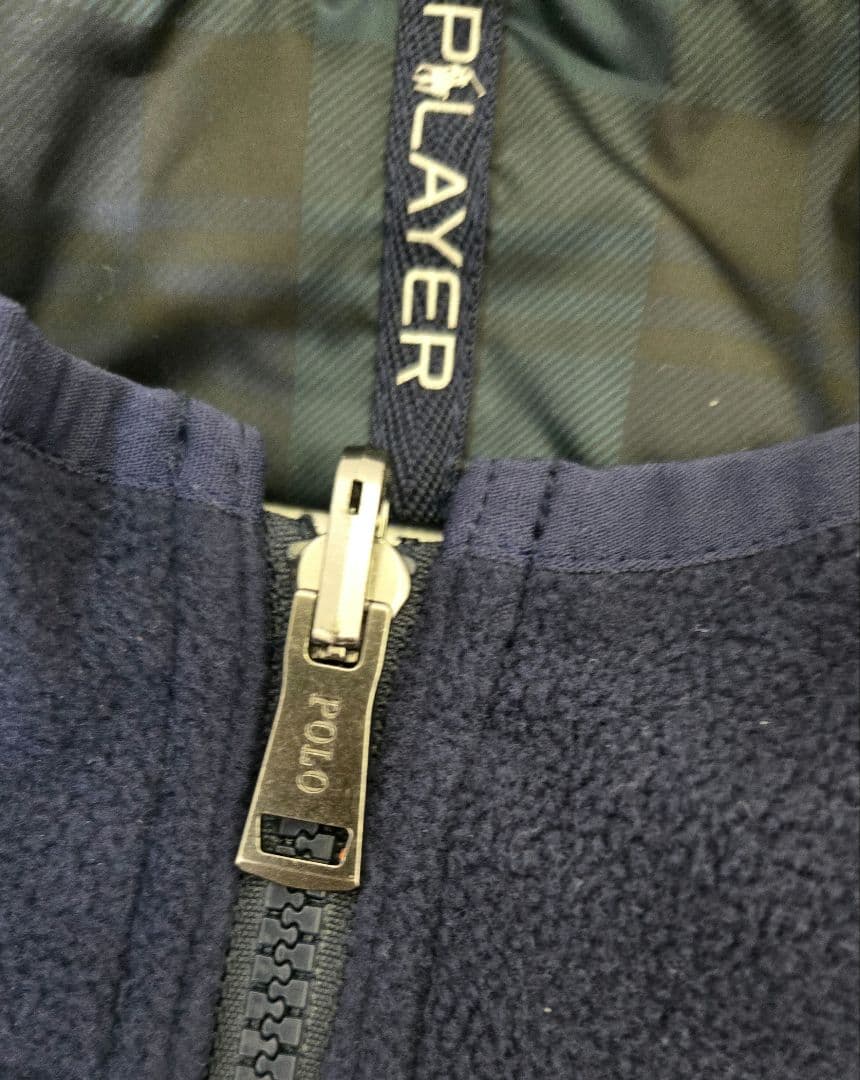 新品タグ付き　ラルフローレン　リバーシブル　フリースジャケット　140