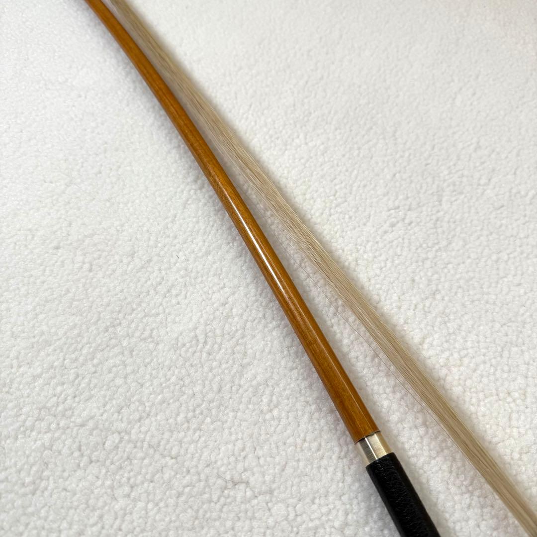 杉藤 SUGITO コントラバス弓 No.650 中古良品 箱付き