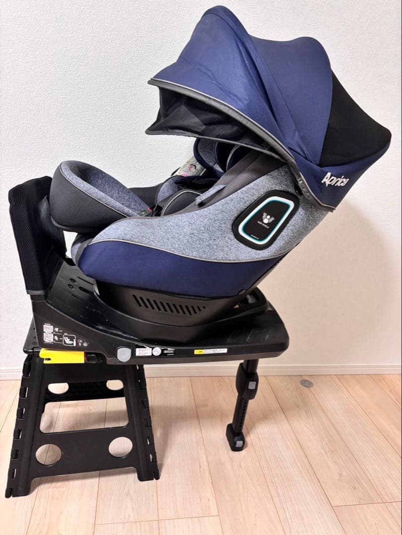 ※最終値下げ　美品　アップリカ　クルリラプラス 360°セーフティ　ISOFIX