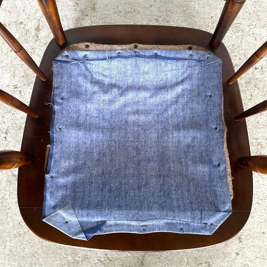 ✿飛騨産業✿ キツツキマーク 花柄 ソファー乗鞍シリーズ アームチェアー