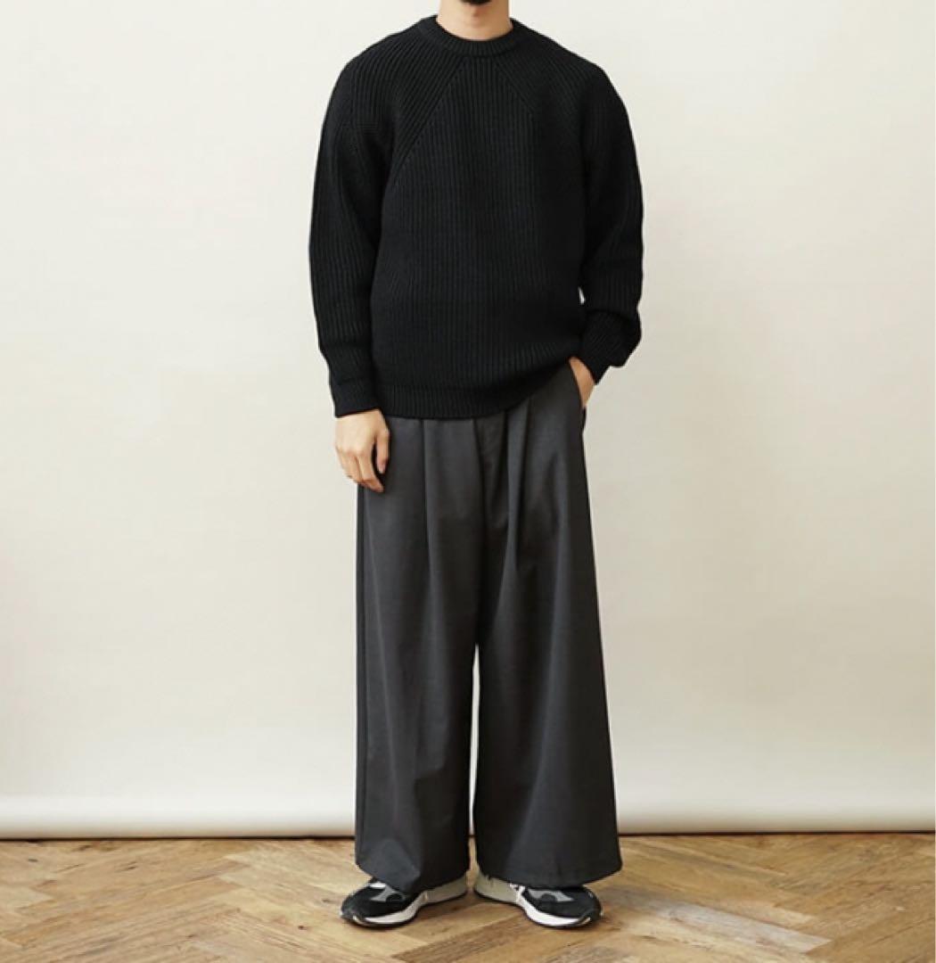 トップス BATONER SIGNATURE CREW NECK size2 Black