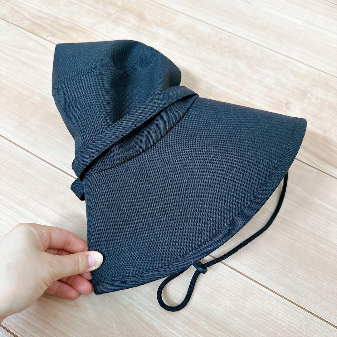 【サンバリア100 】ウィンドハット ブラック(黒/Mサイズ)帽子