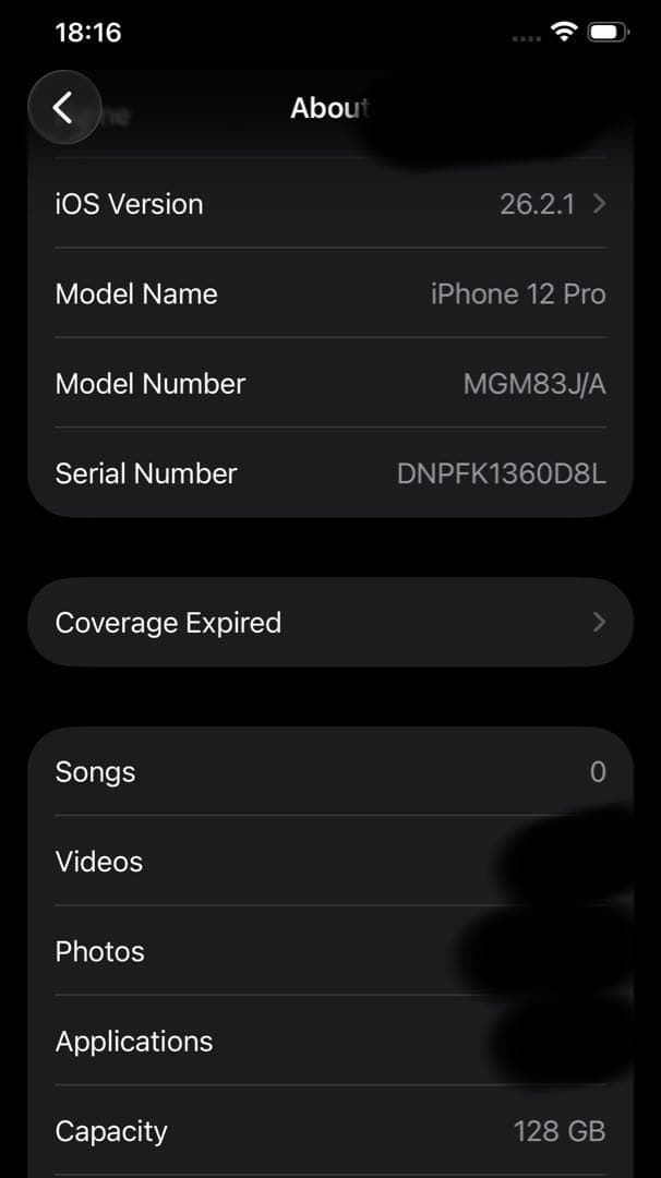 iPhone 12Pro 128g パシフィックブルー