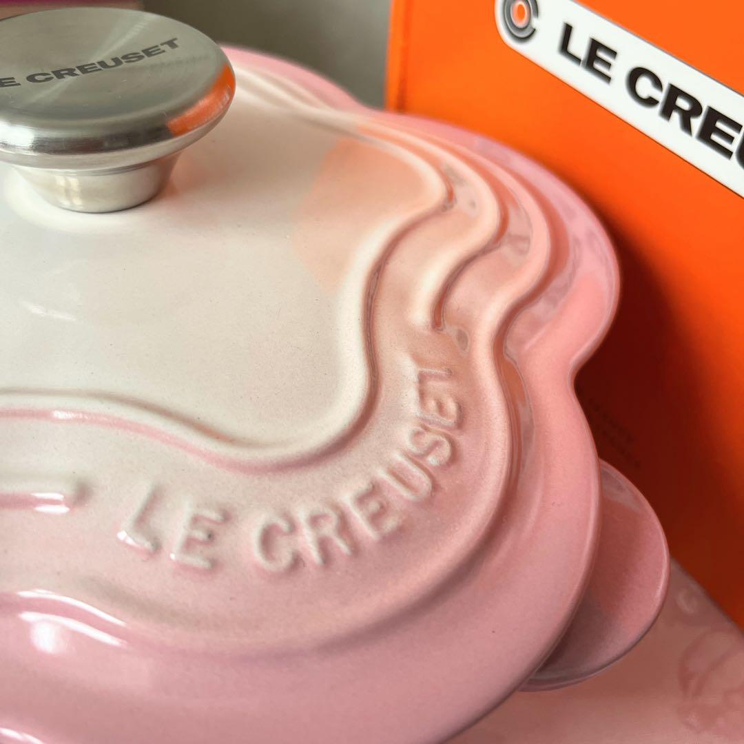 新品未使用　ルクルーゼ　ココットフルール　ブーケピンク