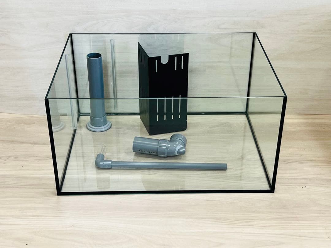 一台限定　特注オーバーフロー水槽 600x450x300ｍｍ　未使用品