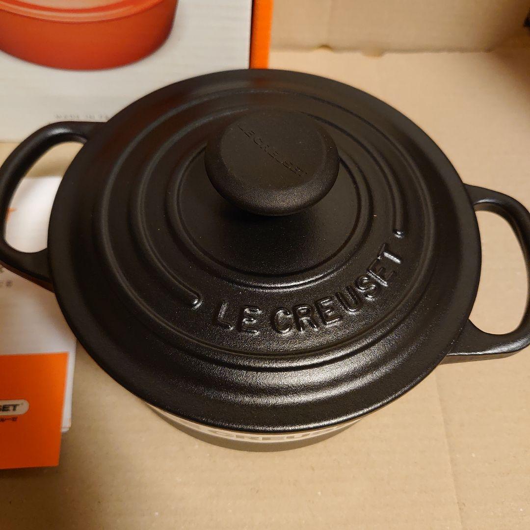 ル・クルーゼ　シグニチャー　ココット・ロンド　16cm【未使用】ブラック　両手鍋