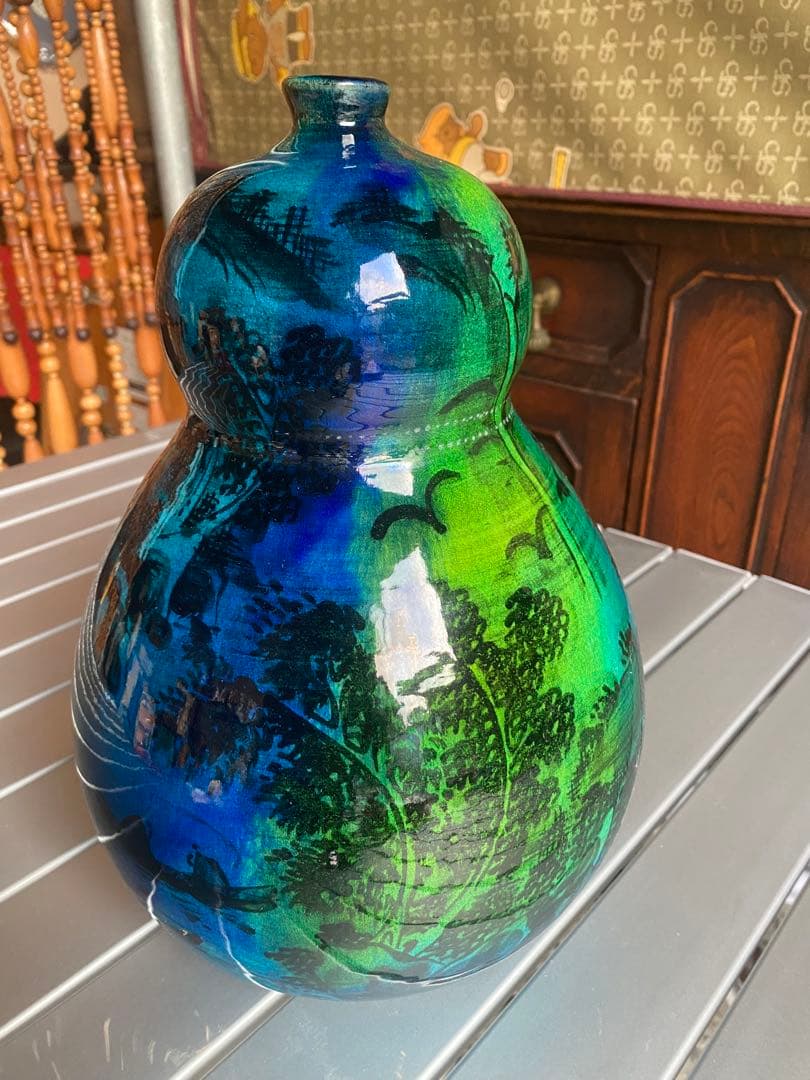 京焼　清水焼　壺　置物　骨董　アンティーク　花瓶