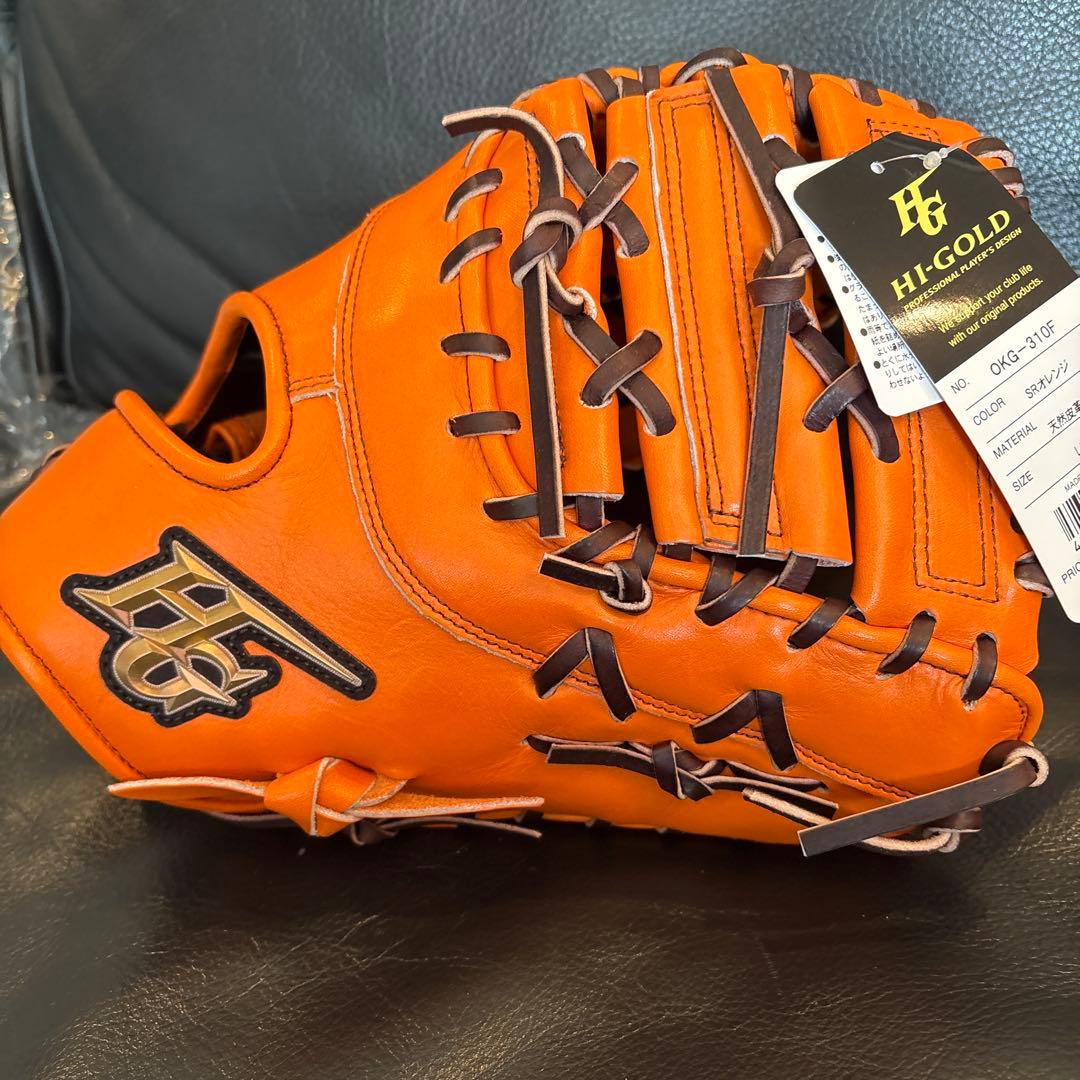 新品　軟式　ハイゴールド　ファーストミット　一塁手用