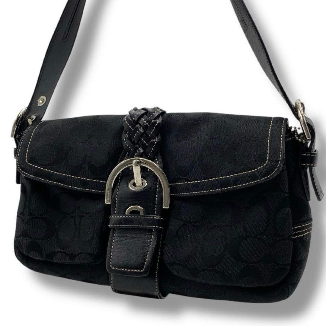 美品 コーチ 6314 ソーホー バッグ レザー キャンバス Y2K COACH