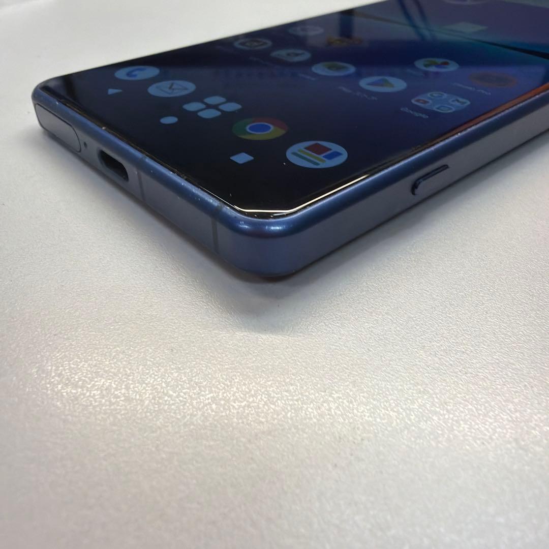 訳あり Xperia 5 IV SO-54C ブルー 画面焼け極小あり