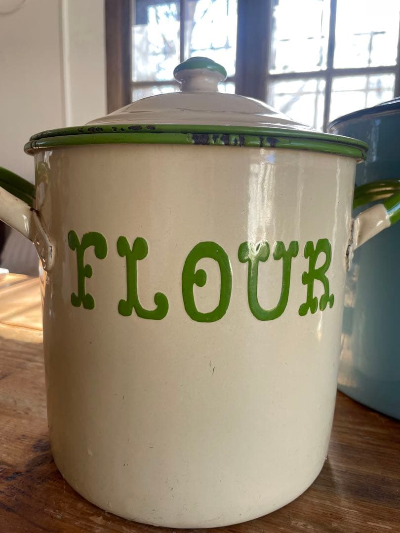 激レア　アンティークホーロー　3色