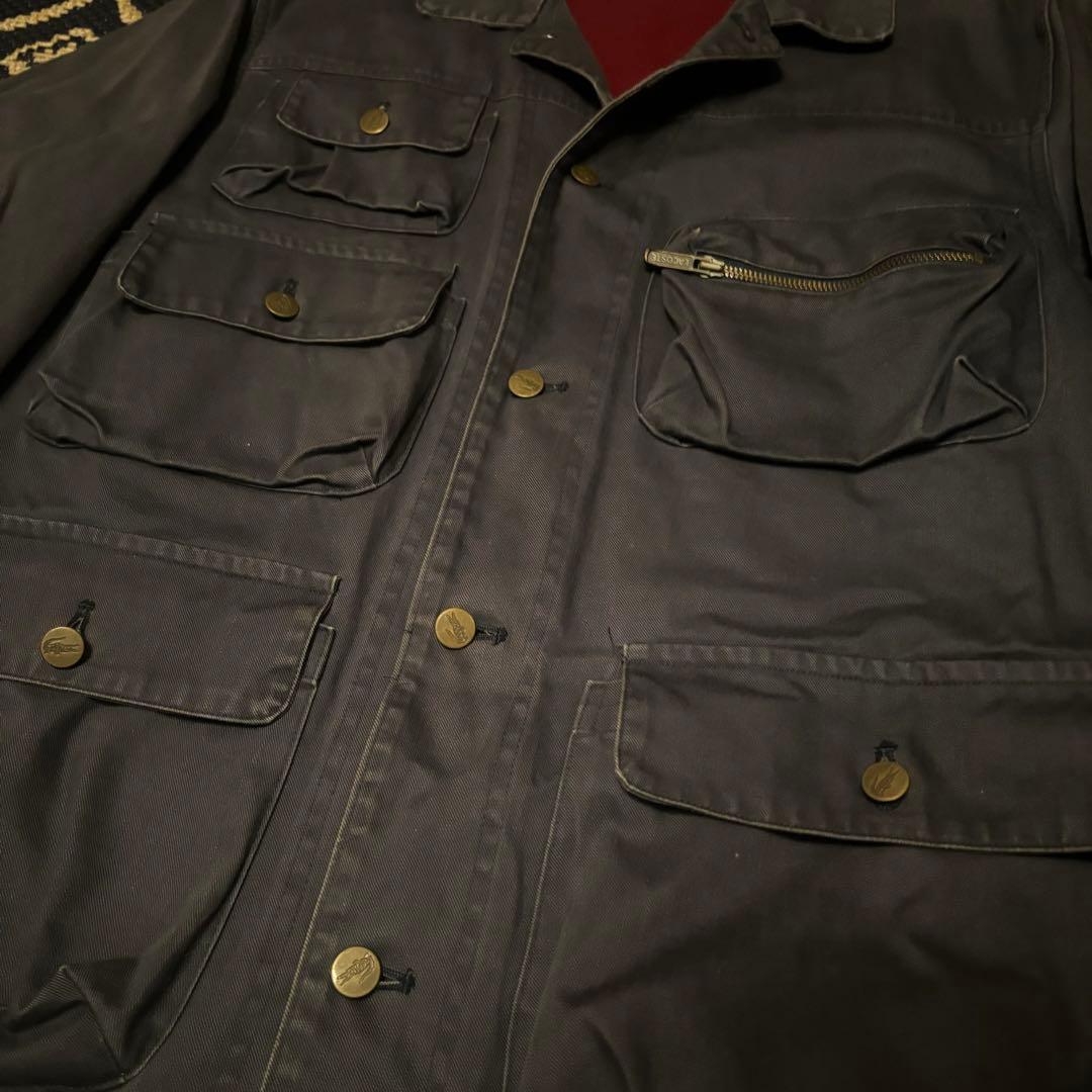 LACOSTE マルチポケット ジャケット ファティーグタイプ ジャケット