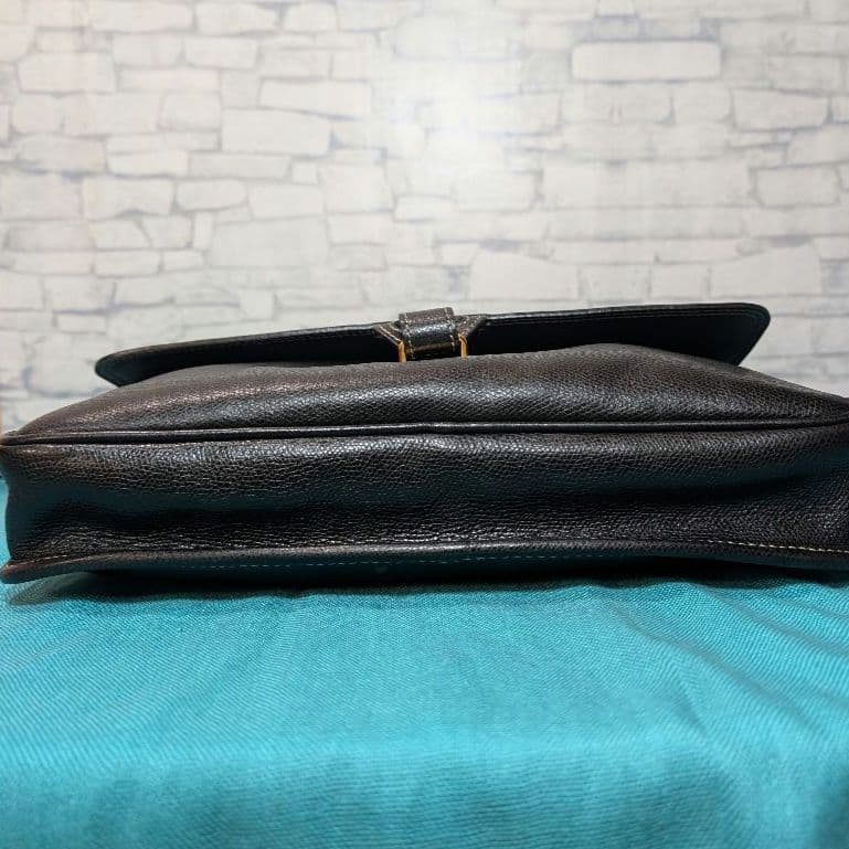 ♥極美品♥ロエベ OLD LOEWE ショルダーバッグ アナグラム レザー 黒