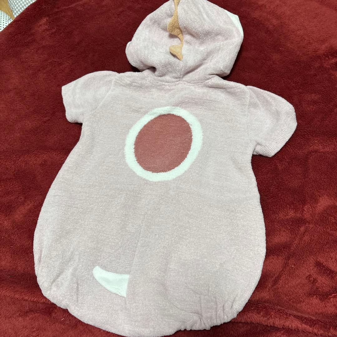 【70-80cm】ジェラートピケ スーパーマリオコラボ ヨッシーロンパース