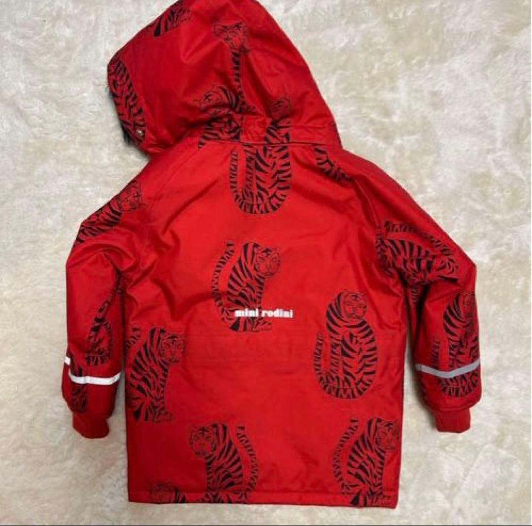 mini rodini レッドジャケット 116/122