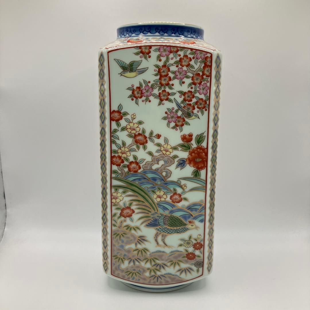 有田焼 哲山作 花瓶　フラワーベース