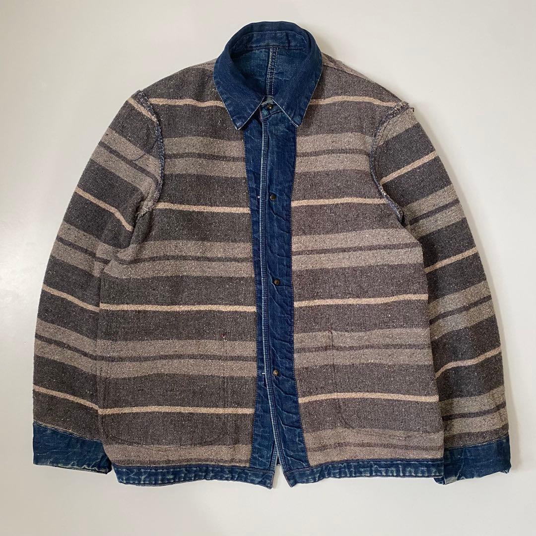 40s 大戦期 WW2 カバーオール 月桂樹ボタン 2ポケ ヴィンテージ