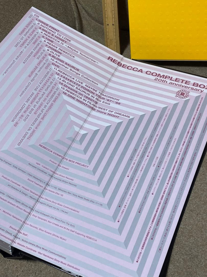 Rebecca complete box CD 20周年　コンプリートボックス