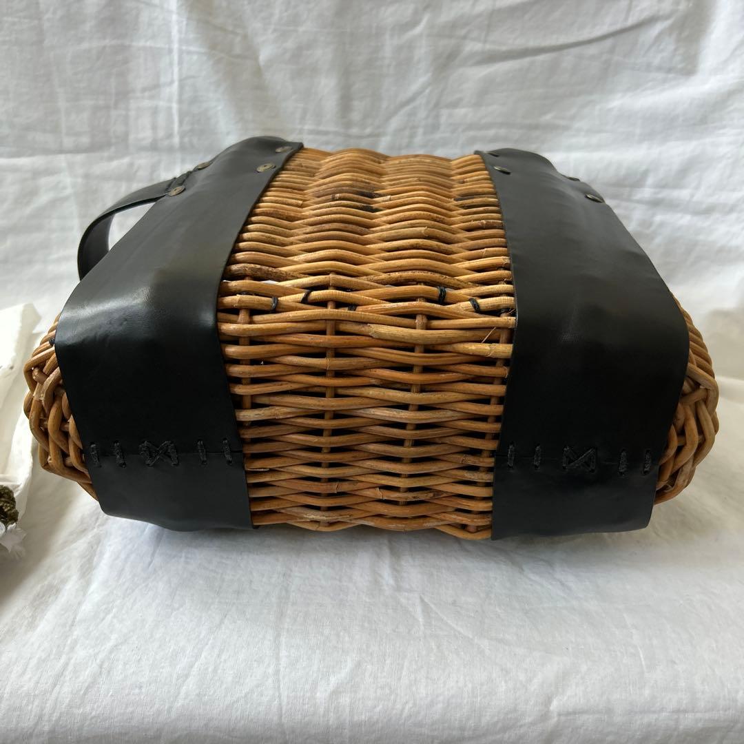 極美品ebagosオイルショルダーミニ 紅籐 BLACK