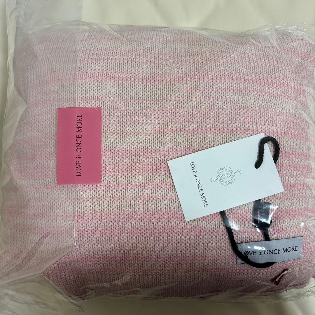 LOVE IT ONCE MORE リボン柄クッション