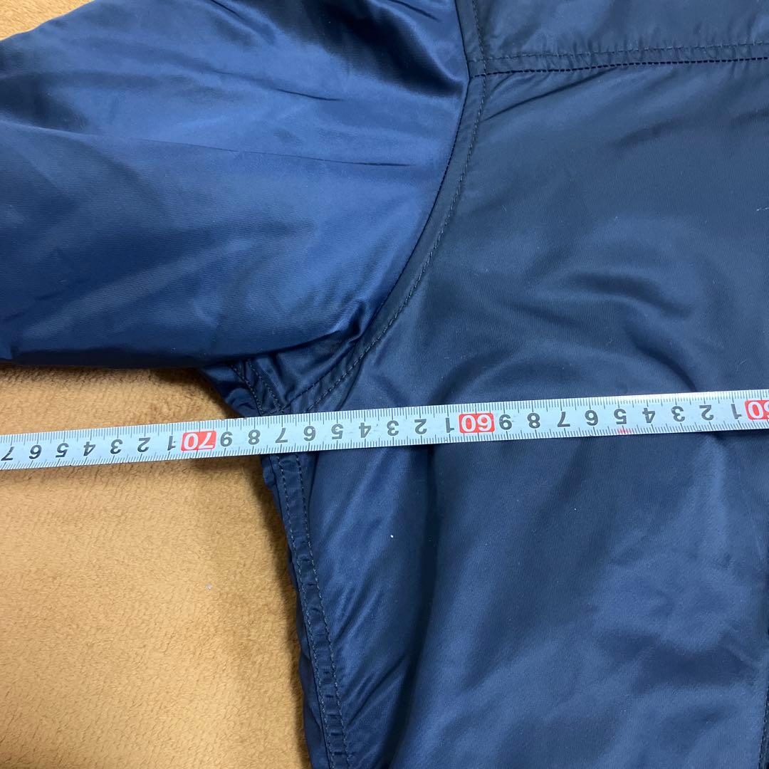 alpha フーデッドリブジャケット　ネイビー　2L