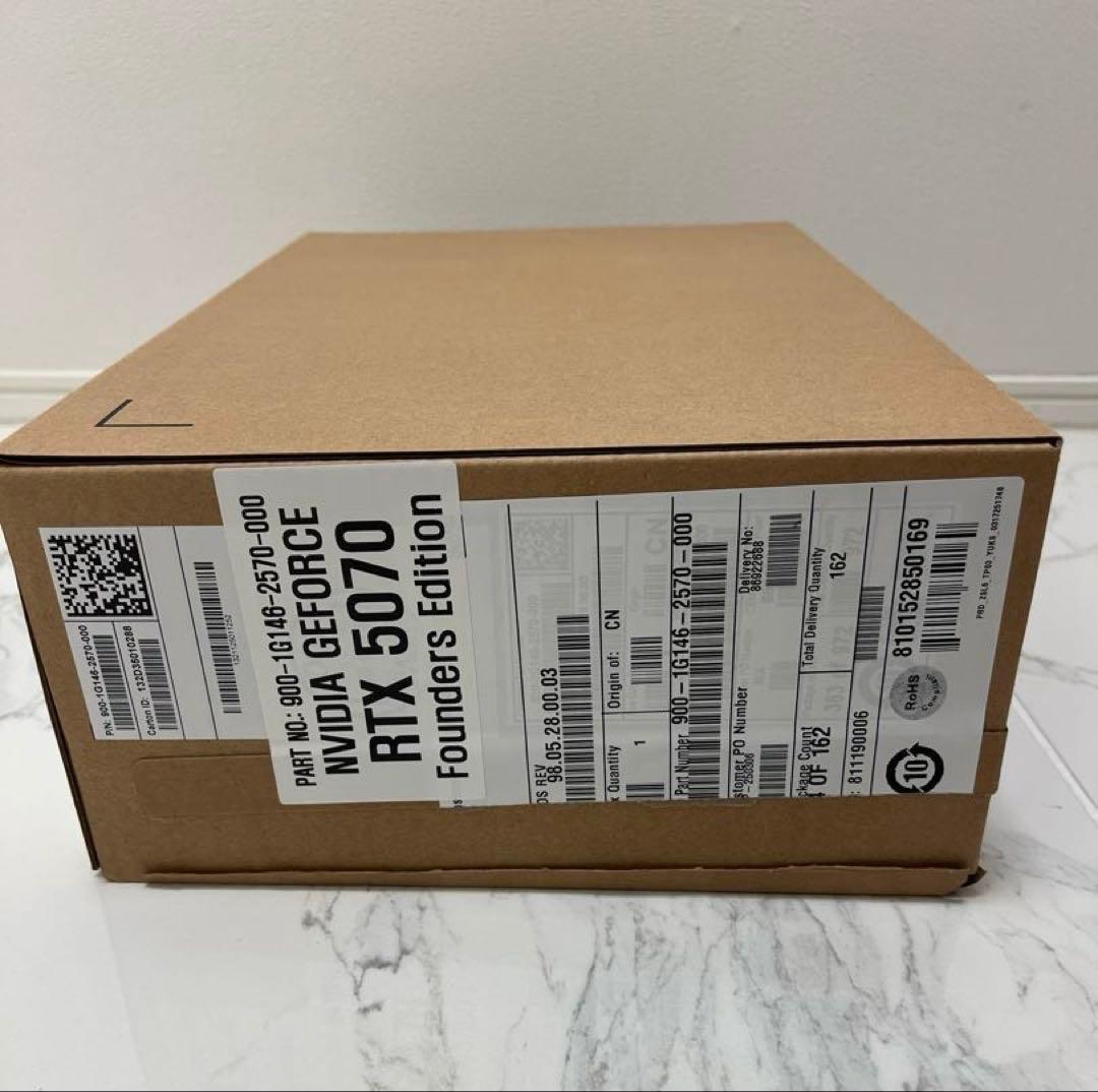 Jun「新品未使用品]RTX 5070 Founders Edition