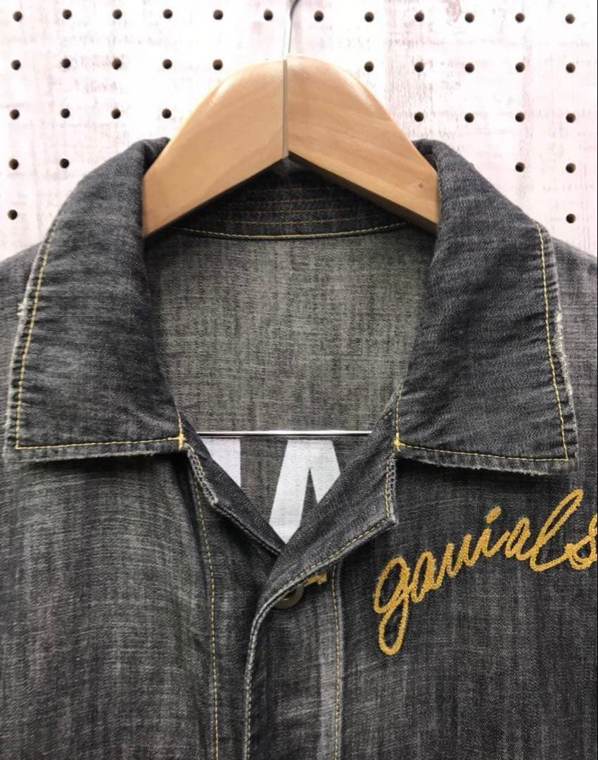 ヴィクトリアGAVIAL ガヴィル ブラックシャンブレー ジャンプスーツ