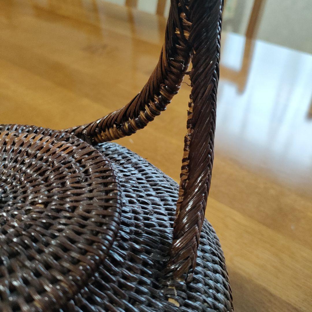 ブカバスケット パプアニューギニア 手編み かごバック 壷 置物