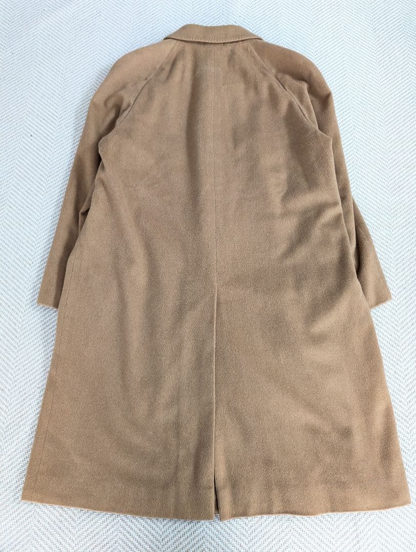 LANVIN PARIS　ランバンウール　カシミア100%　ロングコート　茶