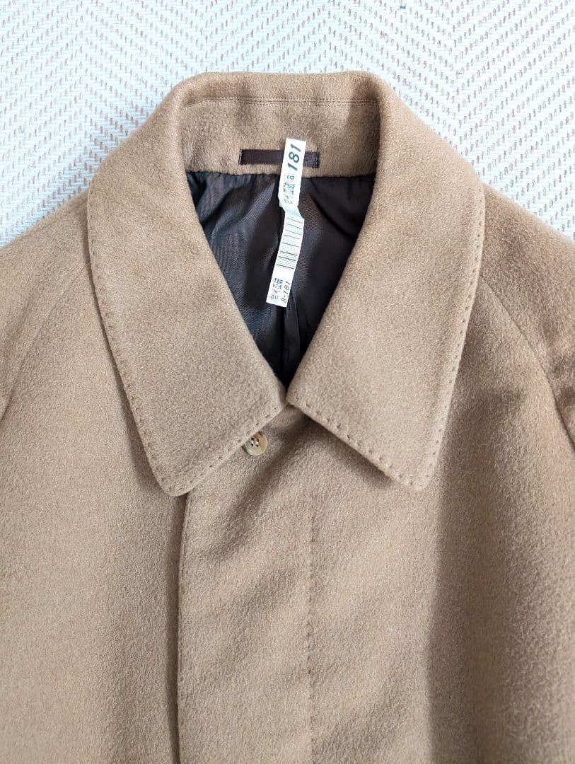 LANVIN PARIS　ランバンウール　カシミア100%　ロングコート　茶