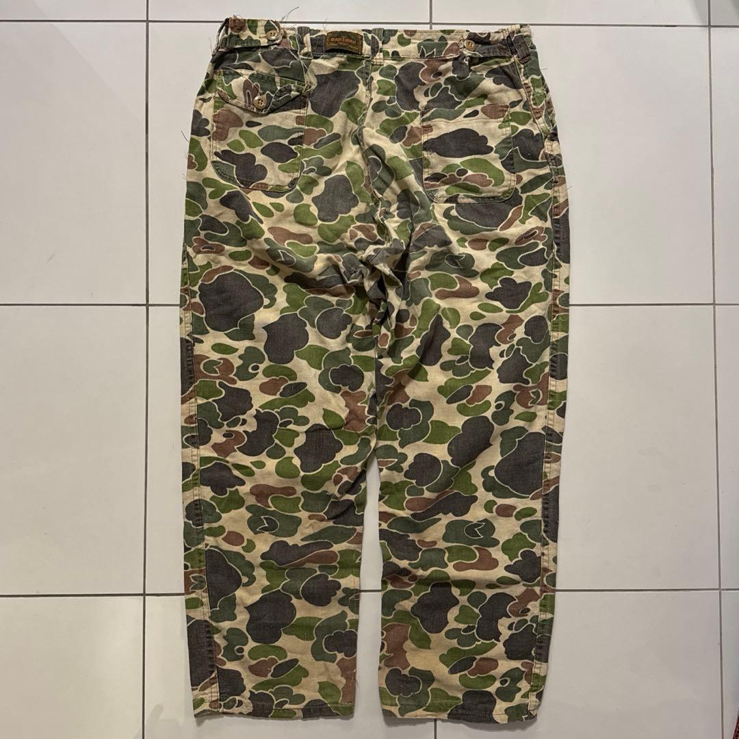 70s SAFTBAK ダックハンターカモ パンツ Vintage