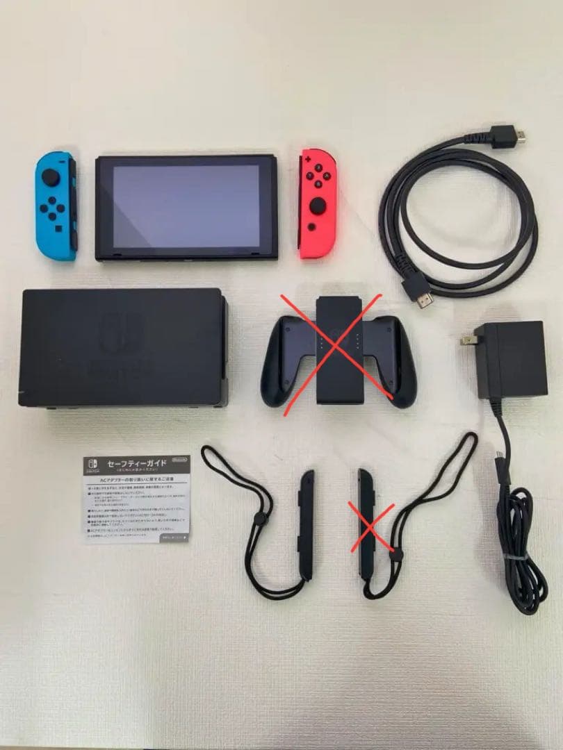 【即購入OK】Nintendo Switch本体 グレー(付属品一部欠)
