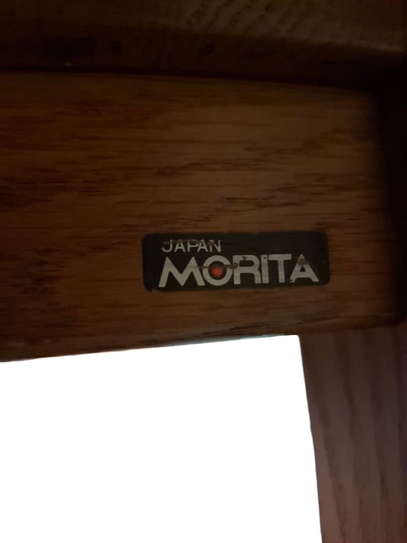 肘付き 木製 ダイニングチェア 濃茶 国産家具 レトロ 椅子